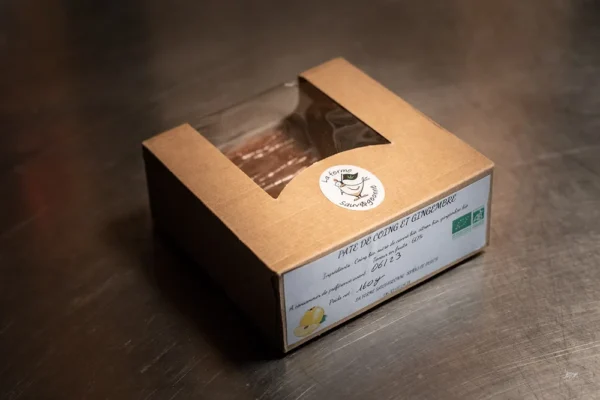 PÂTE DE COING gingembre et orange